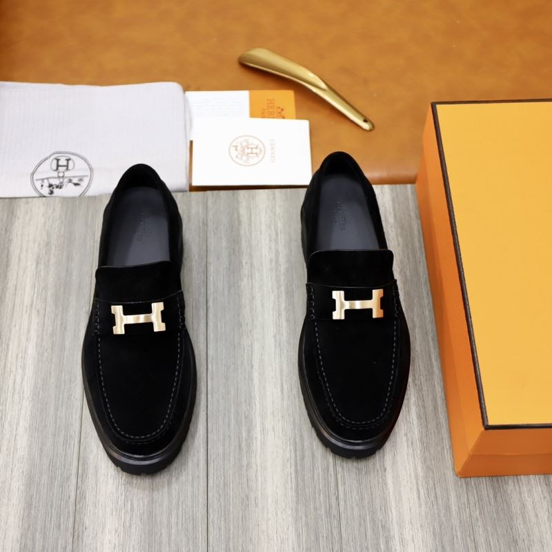 H**mes leather shoes